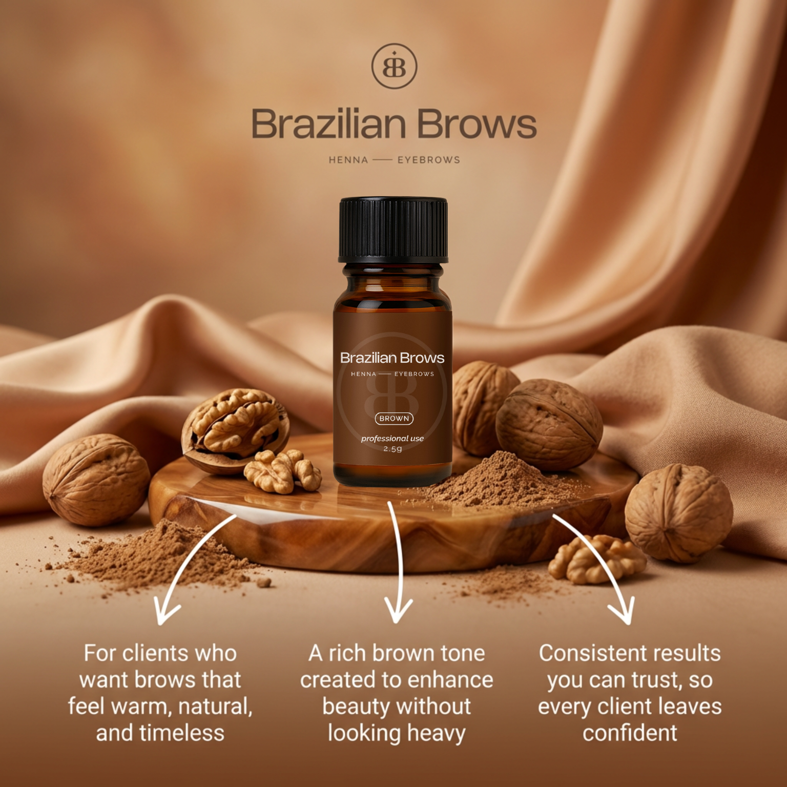 Brazilian Brows - Augenbrauen Henna - Brown