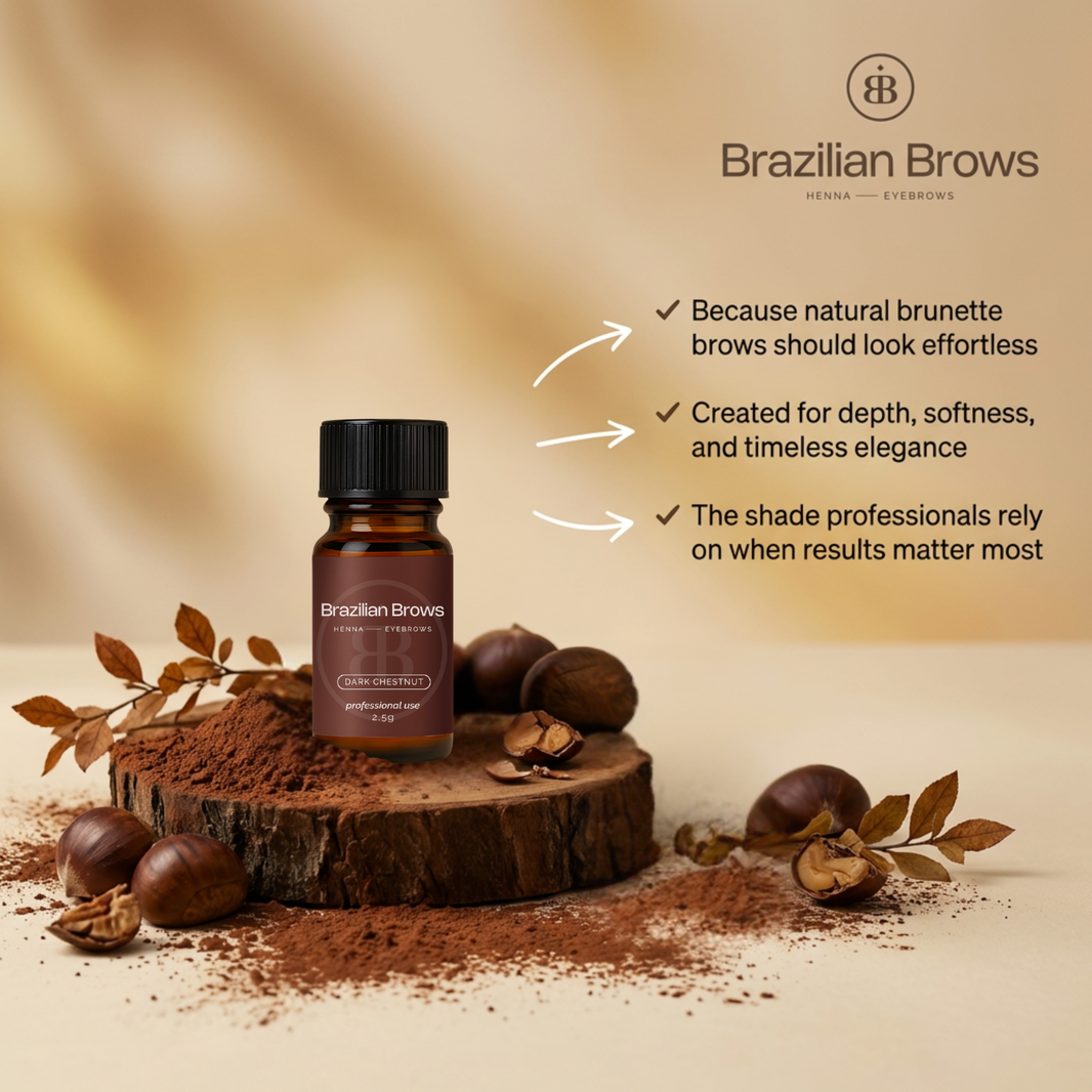Brazilian Brows - Augenbrauen Henna – Dark Chestnut