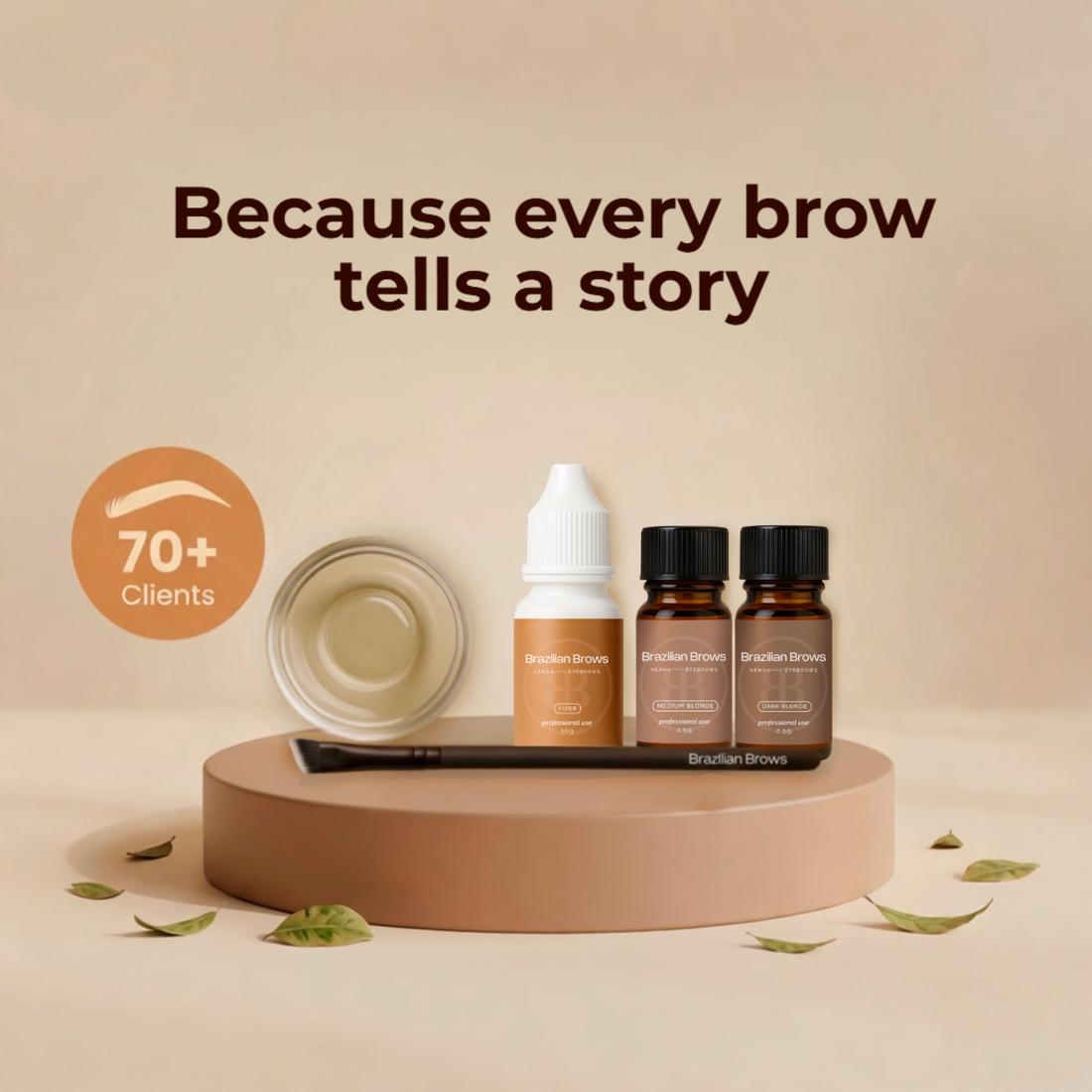 Henna Brow Starter Kit (±70 clients)