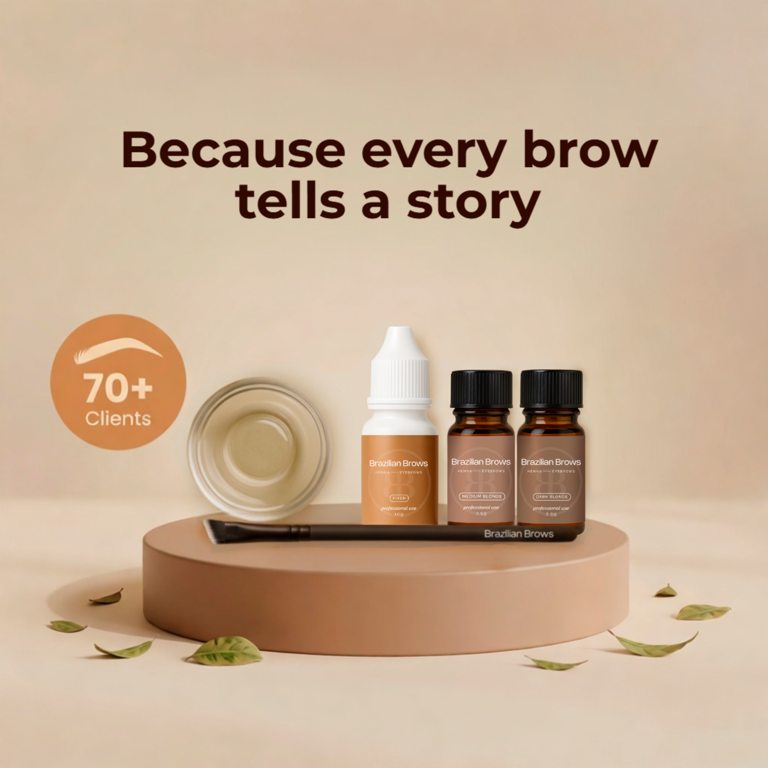 Henna Brow Starter Kit (±70 Behandlungen)